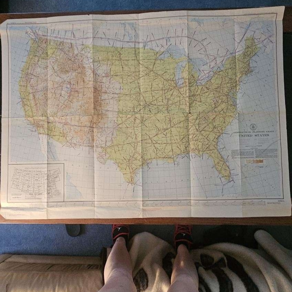 Vintage United States Map